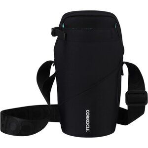 ⚡Corkcicle Black Neoprene Crossbody Water Bottle Adjustable Strap Sling‎ Bag